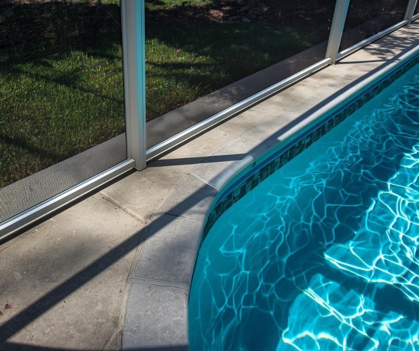 Pool Cage Repair Tampa FL backyard screen
